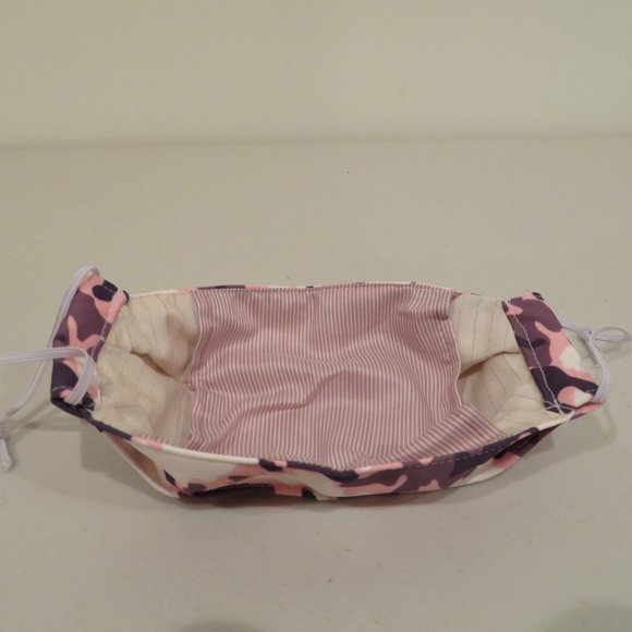 Women Cotton Face Mask Filter Triple Layer Reusable Washable Adjustable No Wire - Picture 2 of 2